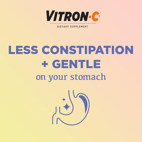 vitron c less constipation + gentle on your stomach